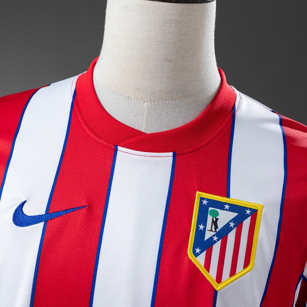 Retro Atletico Madrid Home Jersey 2011-12 Champions League Football Kit Soccer Shirt