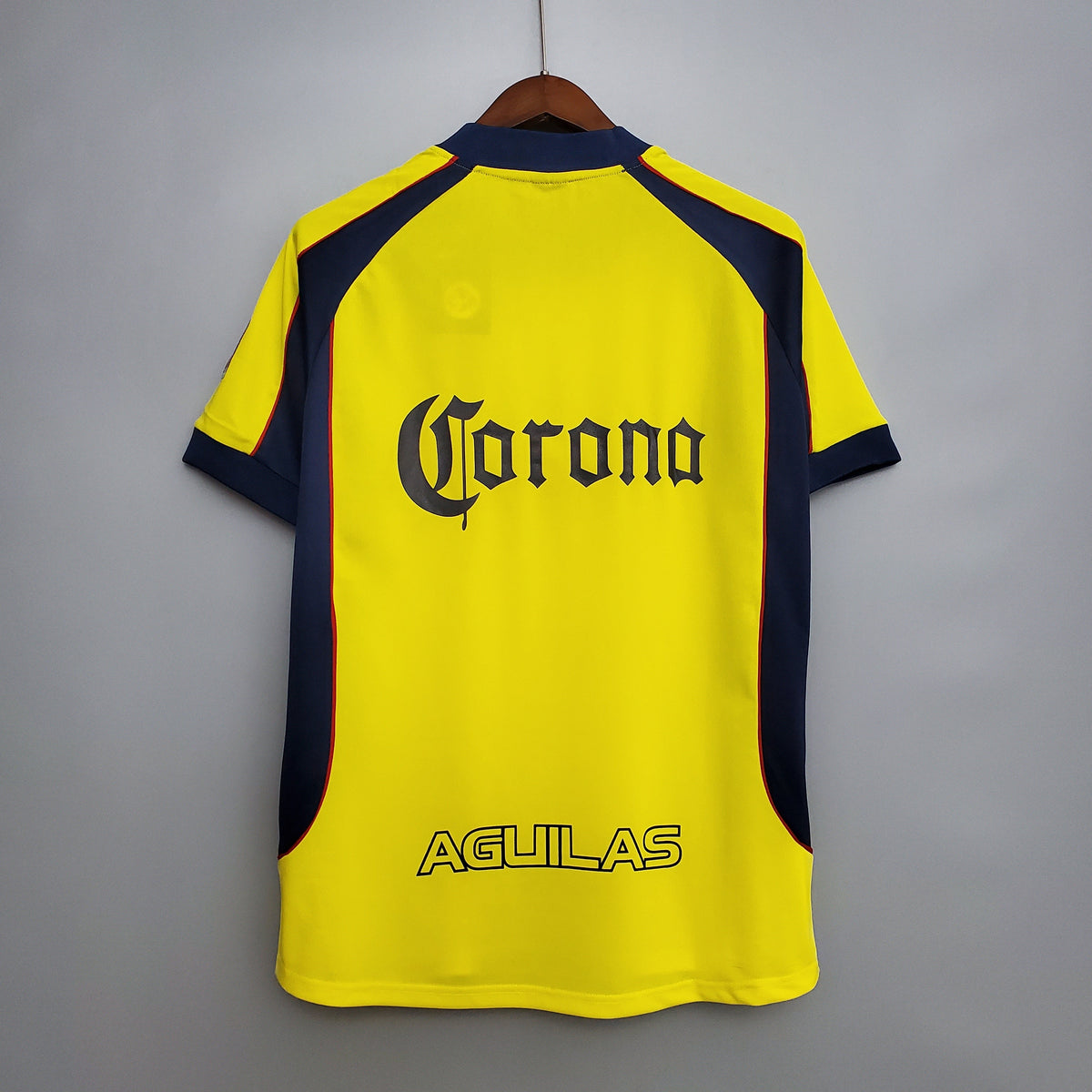 Retro Club America Jersey 2001-02 Home Yellow Football Kit Soccer Jersey