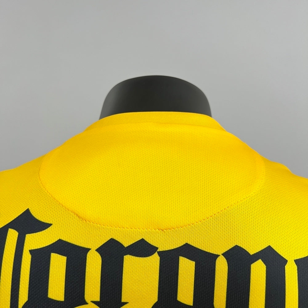 Retro Club America Jersey 2013-14 Home Yellow Football Kit Soccer Jersey