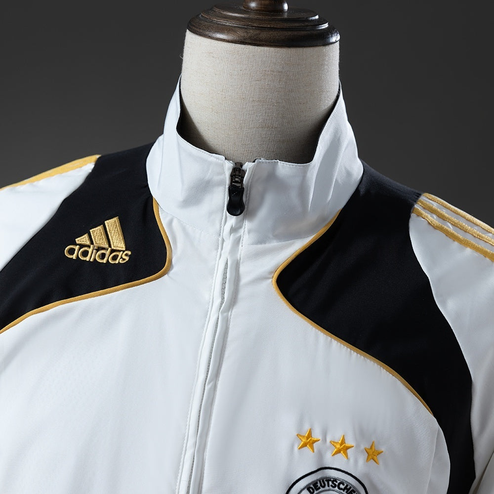 Germany Windbreaker 2008 White Football Soccer Jacket