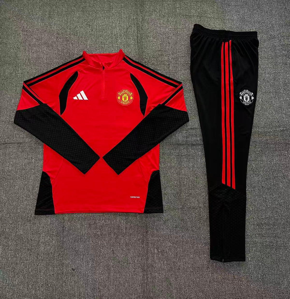 Kids Manchester United Training Tracksuits 2026-2027 Football Kit Soccer Jersey