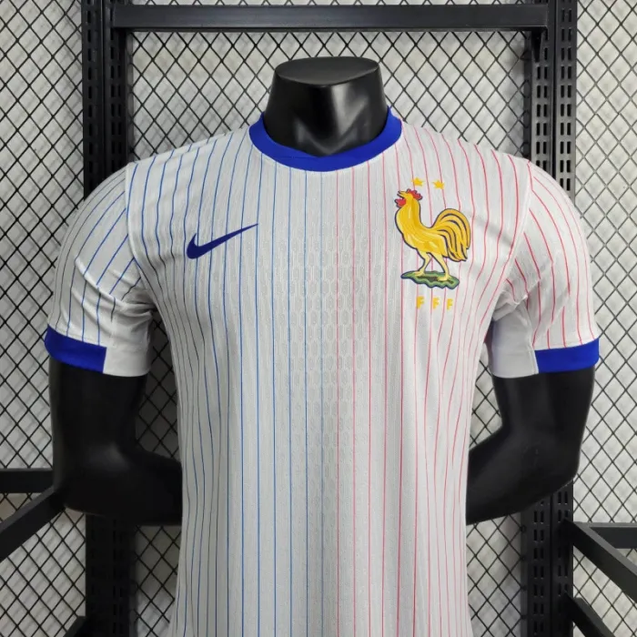 Player France Away Kit 24/25 Euro Cup 2024 Football Jersey