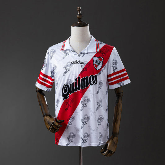 River Plate Jersey 1995-96 Home Retro Football Kit