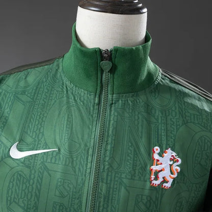 Chelsea Windbreaker 2025/26 Army Green Football Kit