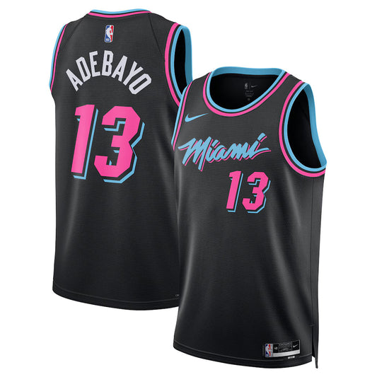 Bam Adebayo Miami Heat Unisex 2025/26 Jersey - Black - City Edition