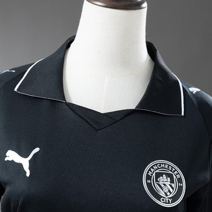 Women Manchester City Jersey 25/26 Away Football Kit Soccer Jersey