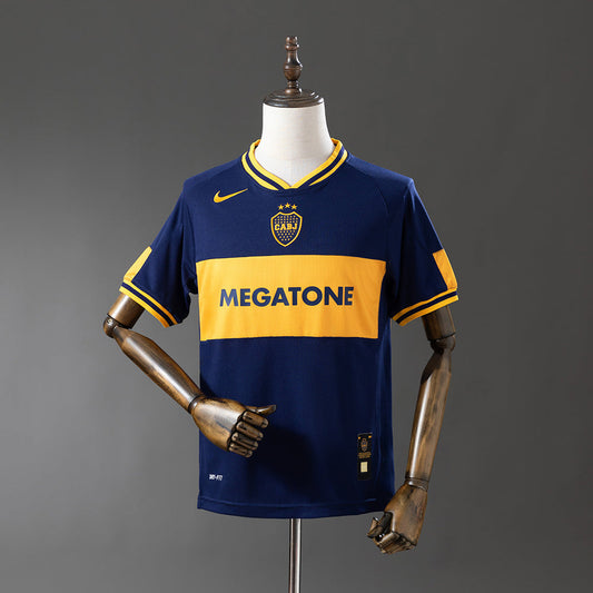 Boca Junios Jersey 2006-07 Home Retro Football Kit