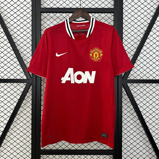 Retro Manchester United Jersey 2011-12 Home Football Kit Soccer Jersey