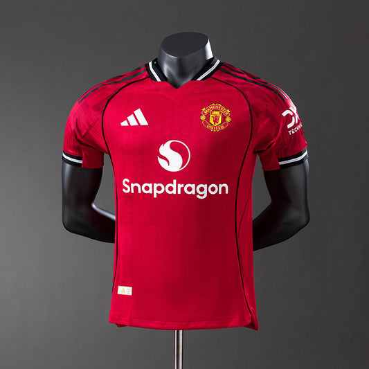 Manchester United Jersey 25/26 Home Kit Player Version