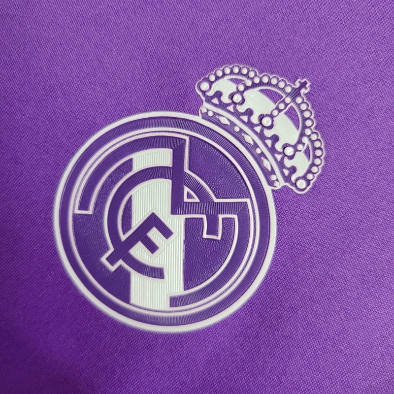 Retro Real Madrid Away Kit 16/17 Long Sleeves Football Jersey