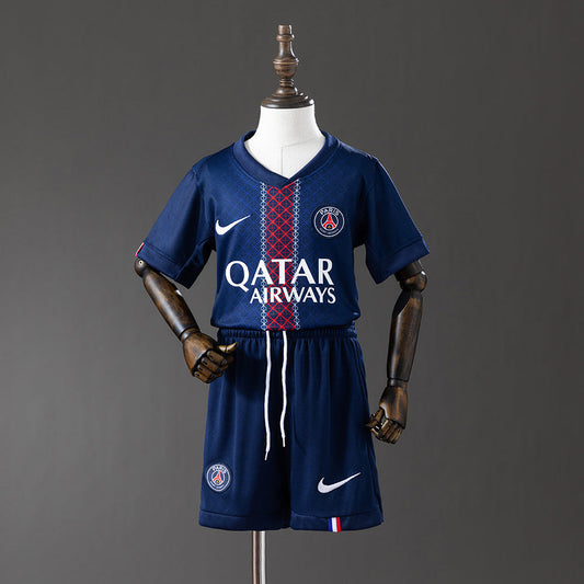 Kids PSG Jersey 25/26 Home Football Kit