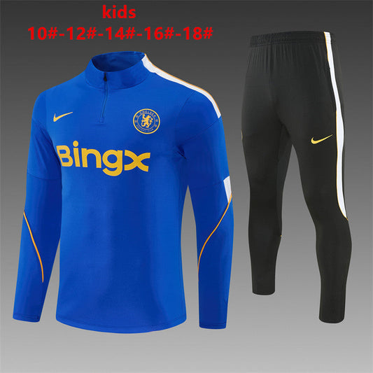 Kids Chelsea Training Tracksuits 2026-2027 Football Kit Soccer Jersey