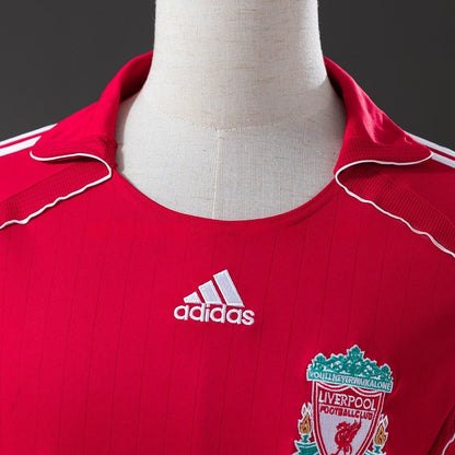 Liverpool Jersey 2006-07 Home Retro Football Kit Long Sleeves