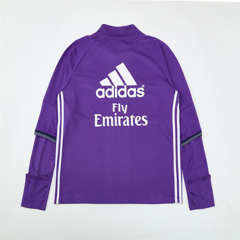 Retro Real Madrid Training Tracksuits 2016-17 Football Kit Soccer Jersey