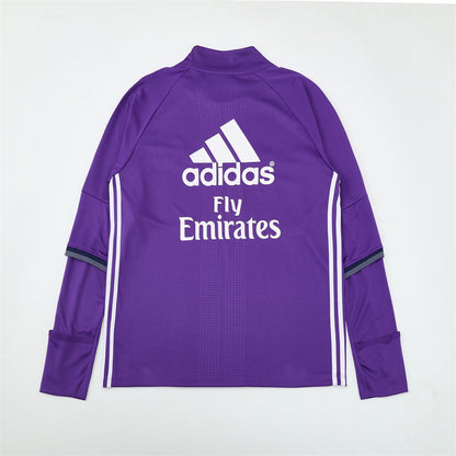 Retro Real Madrid Training Tracksuits 2016-17 Football Kit Soccer Jersey