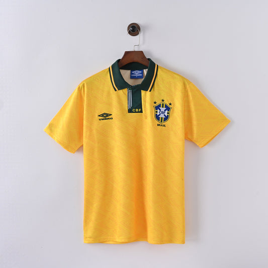 Retro Brazil Jersey 1991-93 Football Kit Soccer Jersey