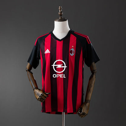 Retro AC Milan Jersey 2002-03 Home Kit