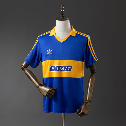 Boca Junios Jersey 1990-91 Home Retro Football Kit
