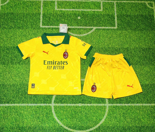 Kids AC Milan Jersey 25/26 Third Football Kit Soccer Jersey