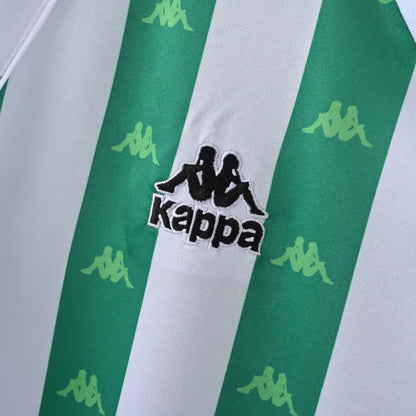 Retro Real Betis Home Jersey 1996/97 Long Sleeves Football Kit Soccer Jersey