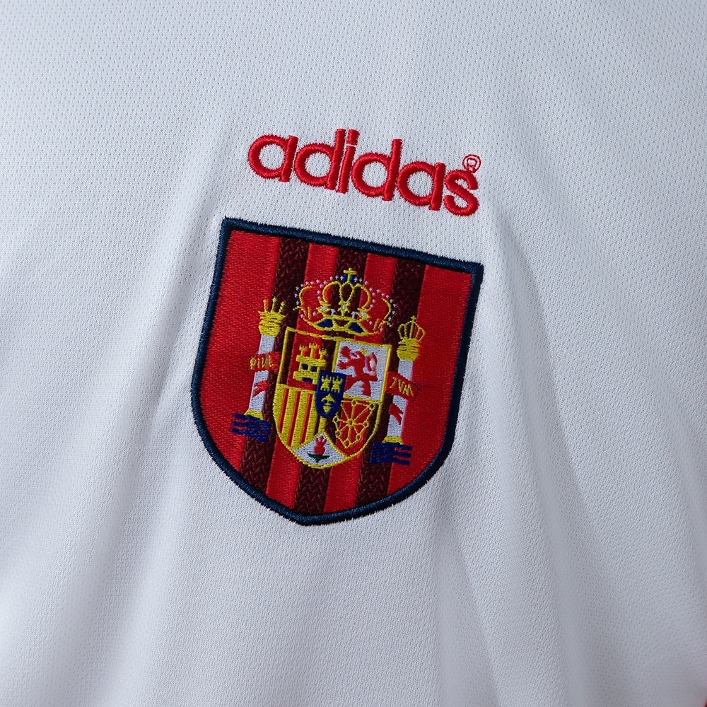 Spain Third Jersey 1996 Long Sleeves Retro Football Kit Soccer Shirt