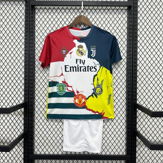 Kids Ronaldo Jersey All Club Team 25/26 Football Kit Soccer Jersey