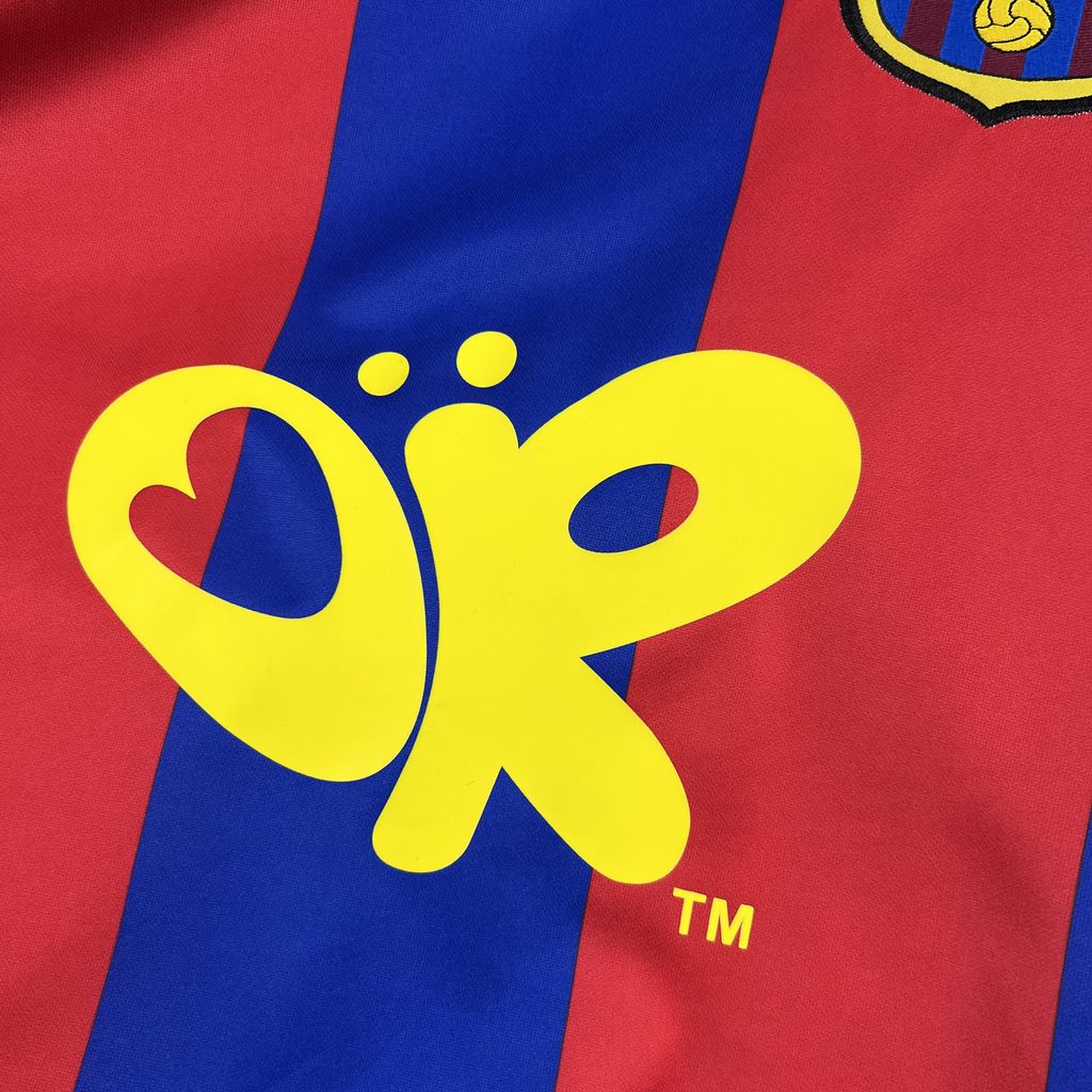 Barcelona Home Jersey x Olivia Rodrigo 2003-2004 Retro Football Kit Soccer Shirt