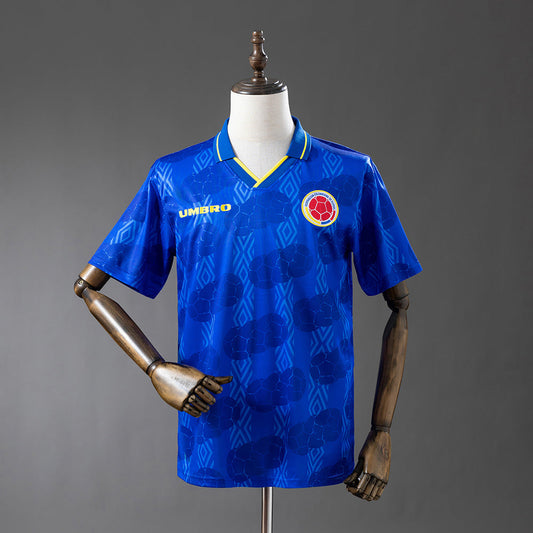 Colombia Jersey 1994 Away Retro Football Kit