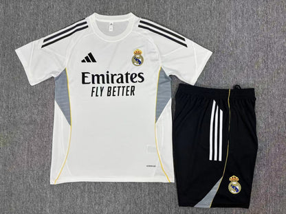 Kids Real Madrid Training Tracksuits 25/26 Football Kit Soccer Jersey