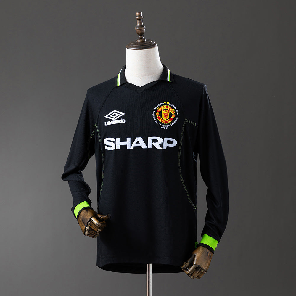 Manchester United Jersey 1998-99 Third Retro Kit Long Sleeves