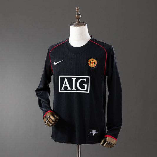 Manchester United Jersey 2007/08 Away Retro Kit Long Sleeve