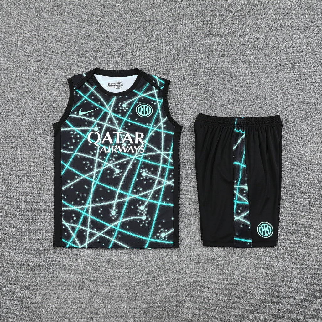 Inter Milan Vest Set Training Tracksuits 25/26 Football Kit Soccer Jersey