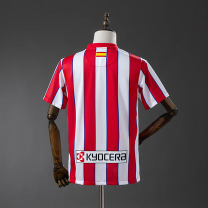 Atletico Madrid Home Jersey 2011-12 Retro Football Kit Soccer Shirt