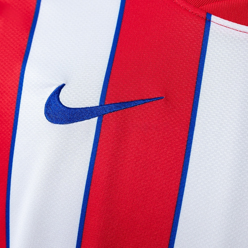Atletico Madrid Home Jersey 2011-12 Retro Football Kit Soccer Shirt