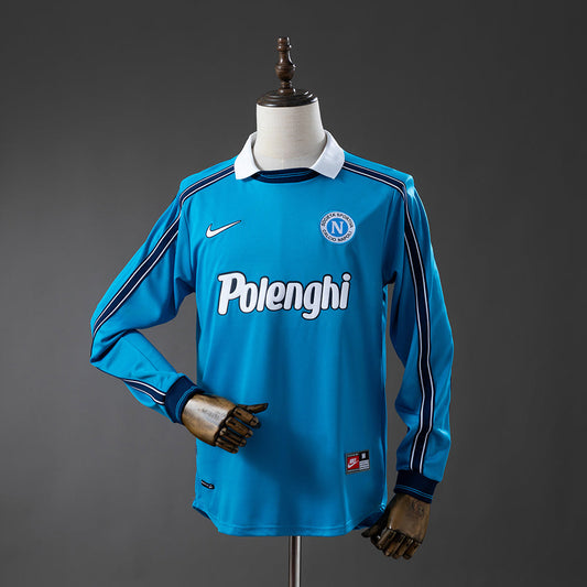 Napoli Home Jersey 1998-99 Retro Football Kit Long Sleeves