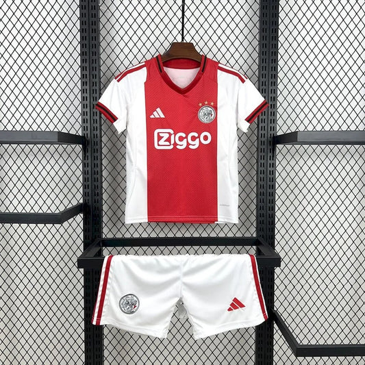 Kids Ajax Jersey 25/26 Home Football Kit Soccer Jersey