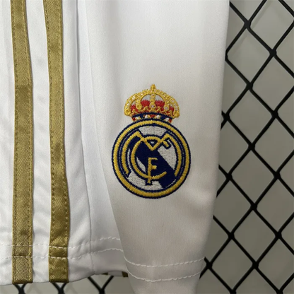 Retro Kids Real Madrid Home Jersey 11/12