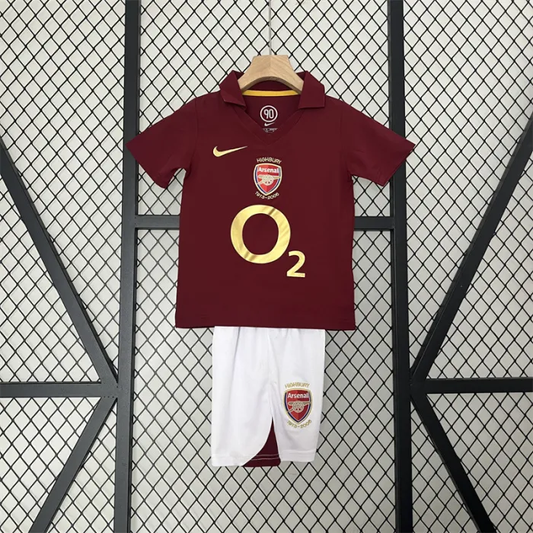 Retro Kids Arsenal Home Jersey 05/06