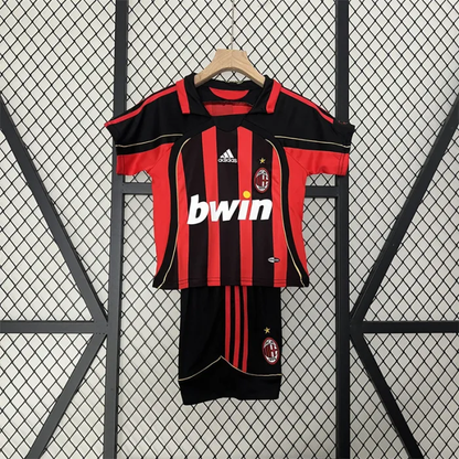 Retro Kids AC Milan Home Jersey 06/07