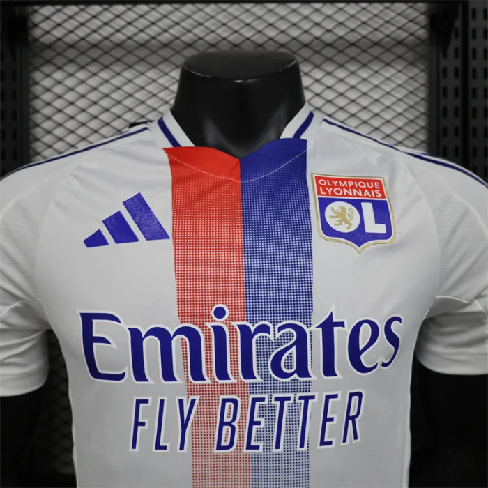 Player Version Lyon Home Kit 24/25 Football Jersey