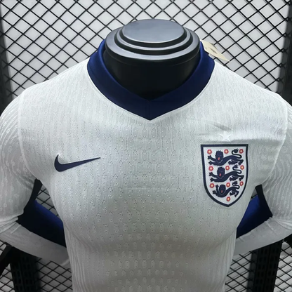 Player England Home Kit 24/25 Euro Cup 2024 Long Sleeves Football Jersey
