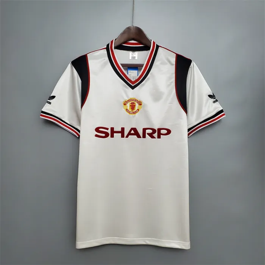 Manchester United Jersey Away Kit 1985 Retro Football Team Soccer Shirt