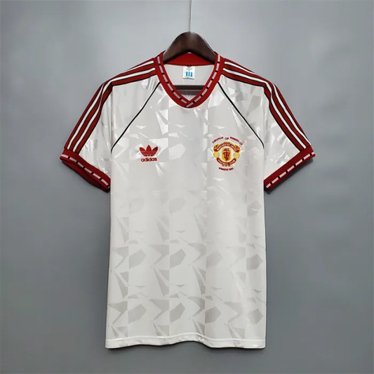 Manchester United Jersey Away Kit 1991 Retro Football Team Soccer Shirt