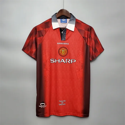 Manchester United Jersey Home Kit 1996 Retro Football Team Soccer Shirt