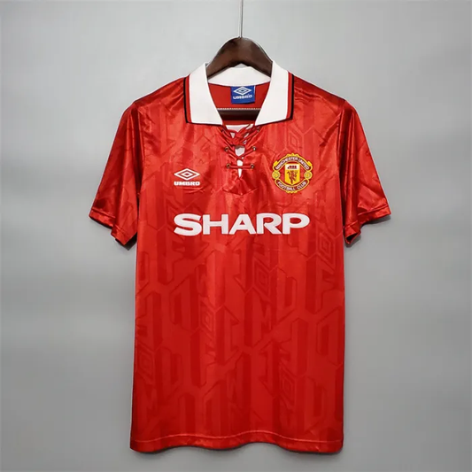 Manchester United Jersey Home Kit 1992/93 Retro Football Team Soccer Shirt