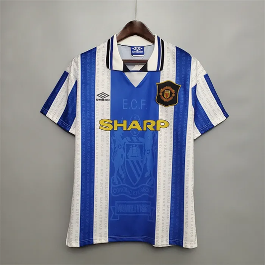 Manchester United Jersey Away Kit 1994/96 Retro Football Team Soccer Shirt