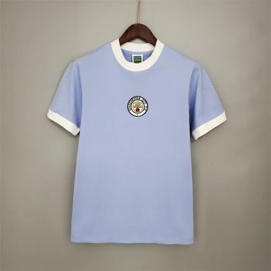Manchester City Jersey Home Kit 1972 Retro Football Team Soccer Shirt