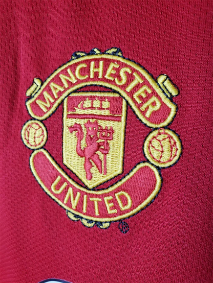 Manchester United Jersey Home Kit 2005/06 Retro Long Sleeve Football Team Soccer Shirt