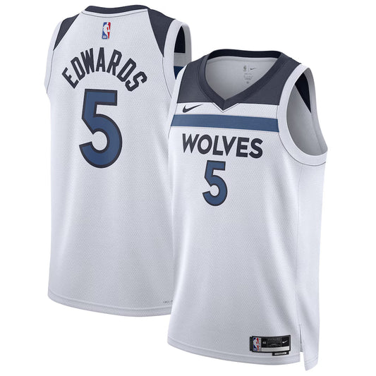 Anthony Edwards Minnesota Timberwolves Unisex Jersey - Association Edition - White