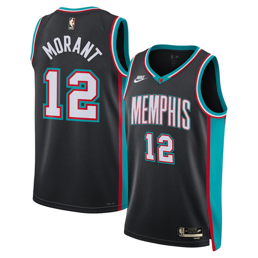 Ja Morant Memphis Grizzlies Unisex Jersey - Classic Edition - Black